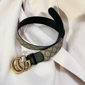 Gucci GG buckle belt. Size 80. S